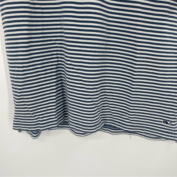 Vineyard Vines Blue and White Striped Polo Shirt - Picture 3 of 8